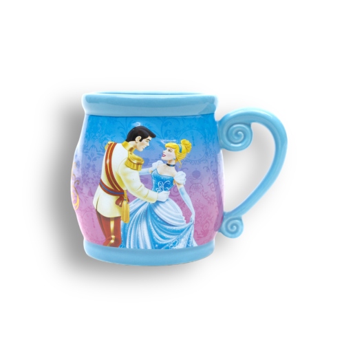 Pop Cool: Taza cerámica alto relieve Cenicienta / Princesas