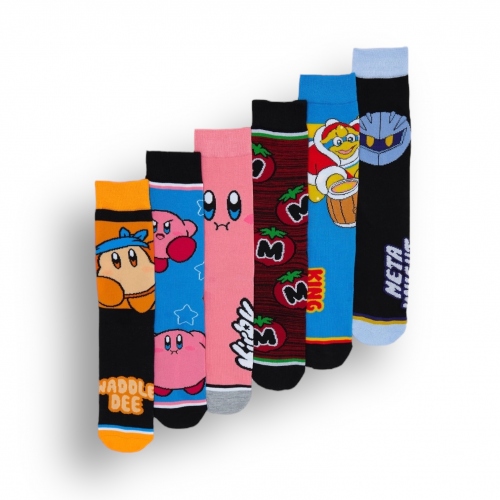 Pop Cool: Medias Altas 06 pares - Kirby