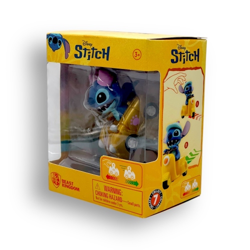 Pop Cool Peru: Figura Metalica Stitch en Carro Amarillo