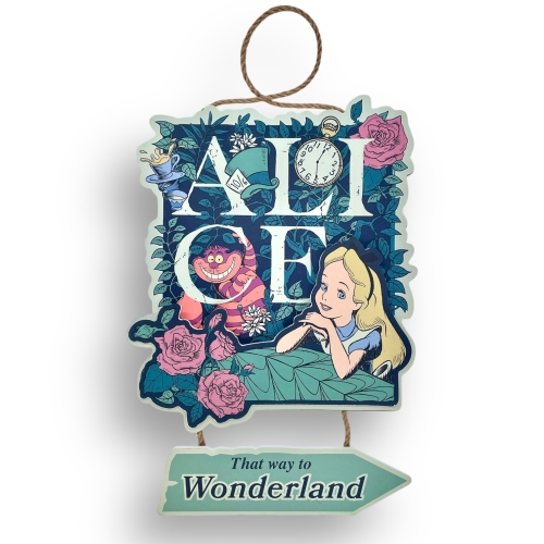 Pop Cool Peru Tienda original: Cartel Decorativo Puertas Alicia en el País de las Maravillas Disney