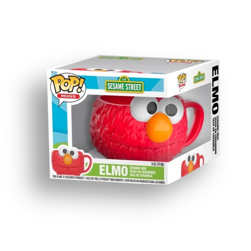 Pop Cool Peru: Taza Plaza Sésamo / Elmo 3D