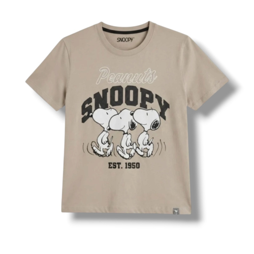 Pop Cool Peru Tienda original: Polo Snoopy beige